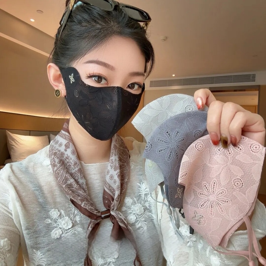 Cloth Face Mask Washable - Koronkowa maska ochronna na oczy -