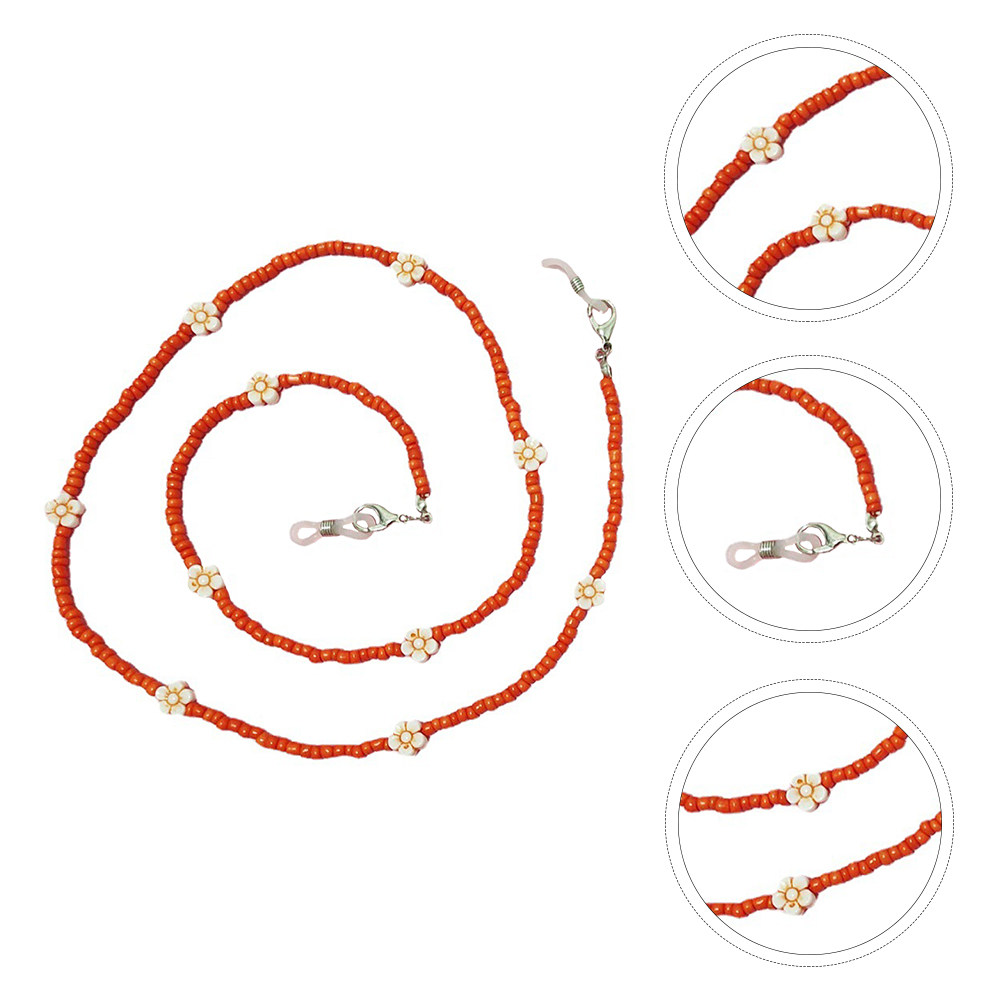 Mask Chain Holder - Bohemian sznurek z koralikami do maski