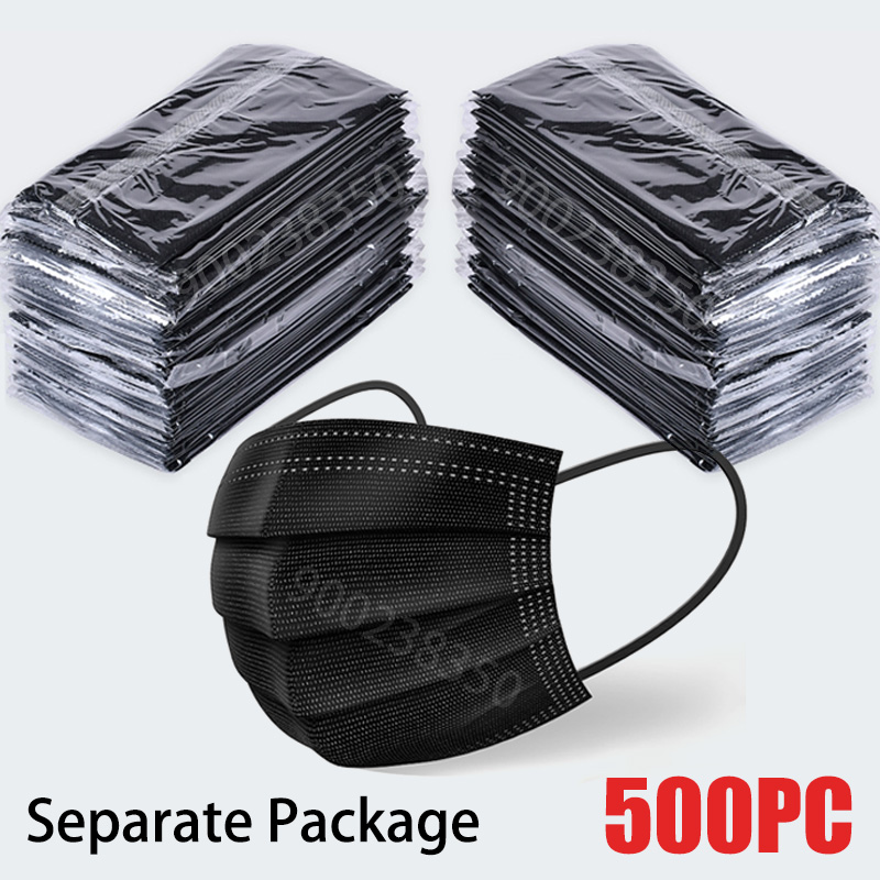 Disposable Surgical Mask - 10/50/100/200/500 szt. Maseczki Jednorazowe w Oddzielnych