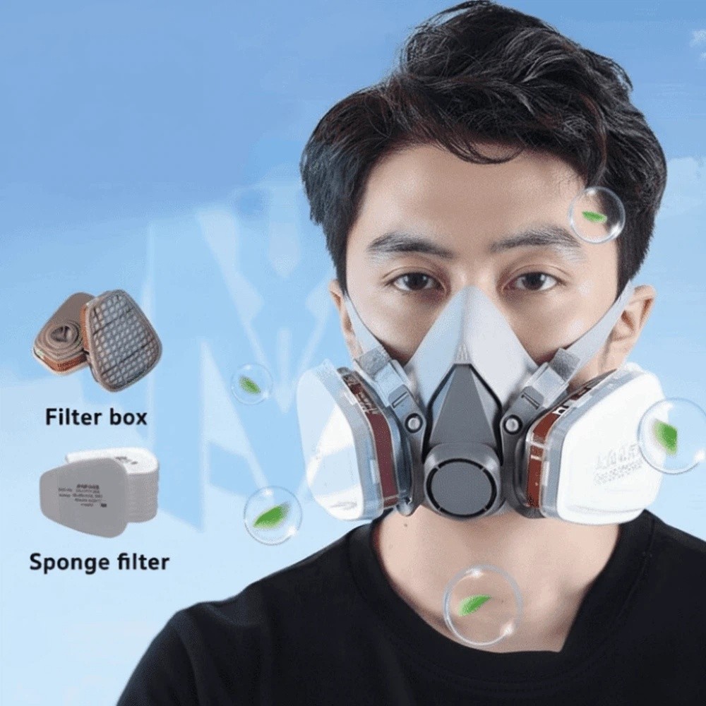 Respirator Half Face - Wielokrotnego użytku ‌ Profesjonalna półmaska ochronna