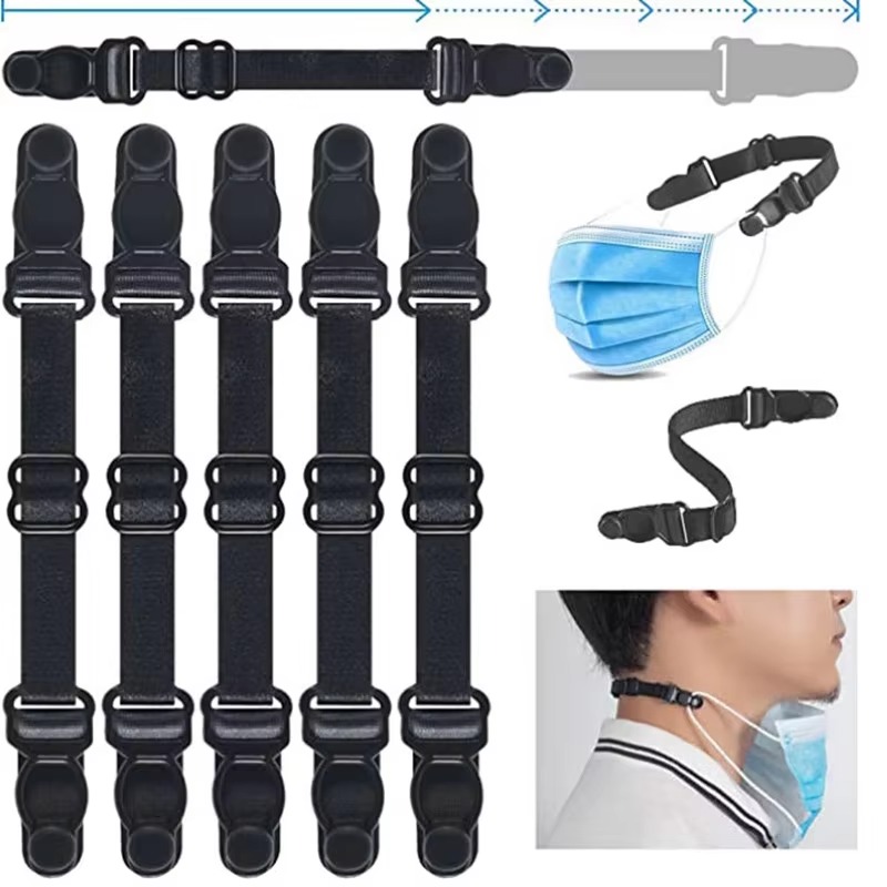 Mask Ear Saver Strap - 5PC Regulowany bandaż przedłużający maskę Hak