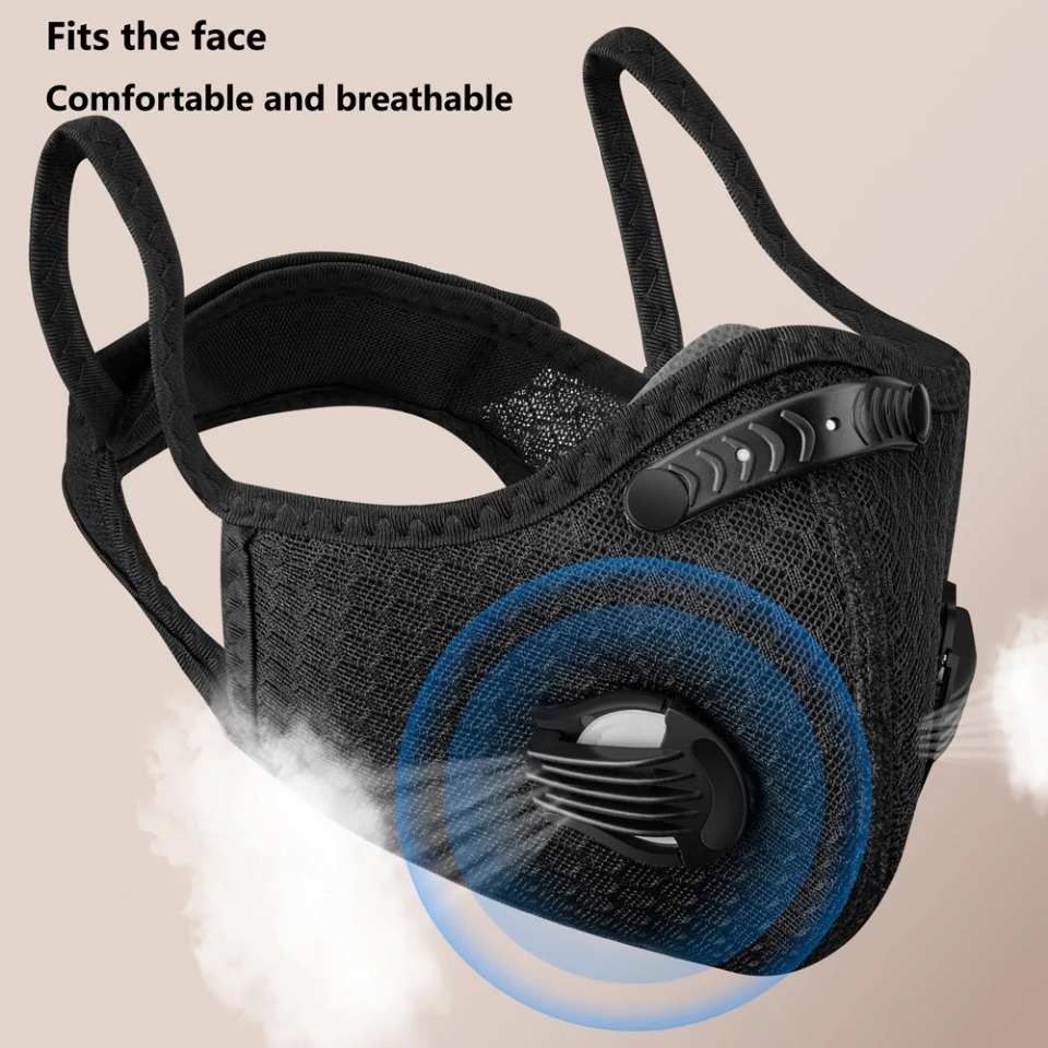 Anti Pollution Mask - 1 SZT. Maska rowerowa z filtrem