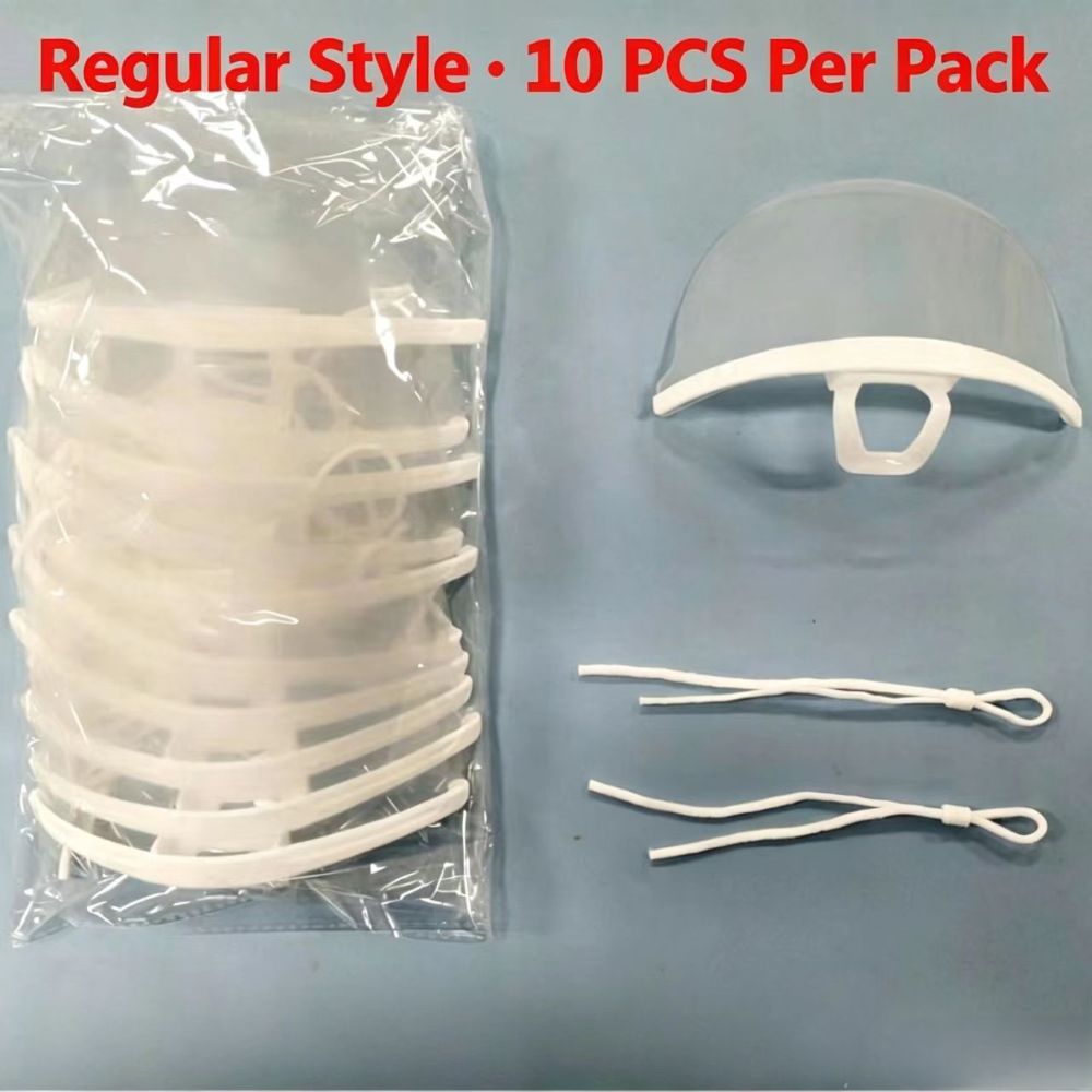 Mask Lanyard Adjustable - Przezroczysta osłona na usta do cateringu,