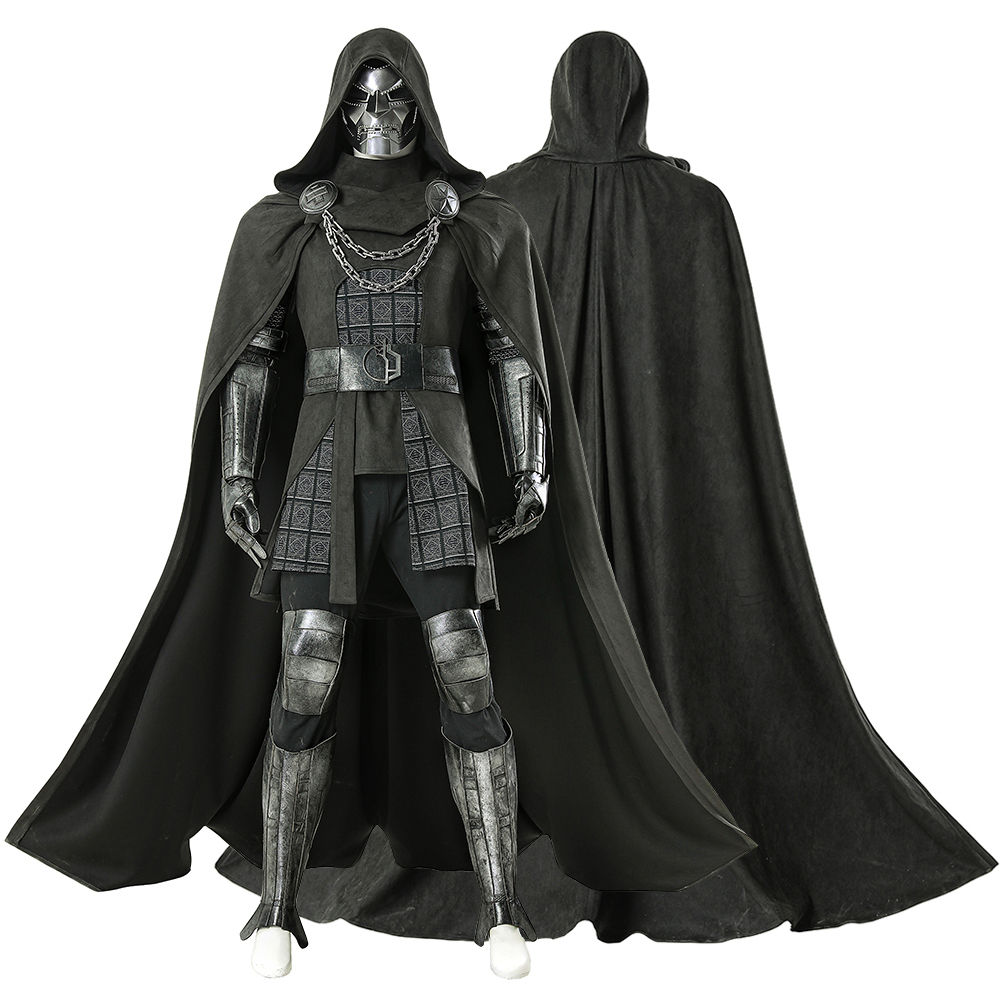 Black Face Mask Pack - Nowy strój Cosplay Doctora Doom, czarny
