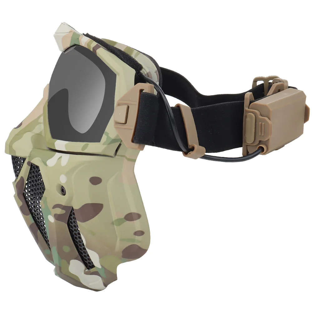 Anti Pollution Mask - Taktyczna maska ​​Airsoft Paintball z wentylatorem