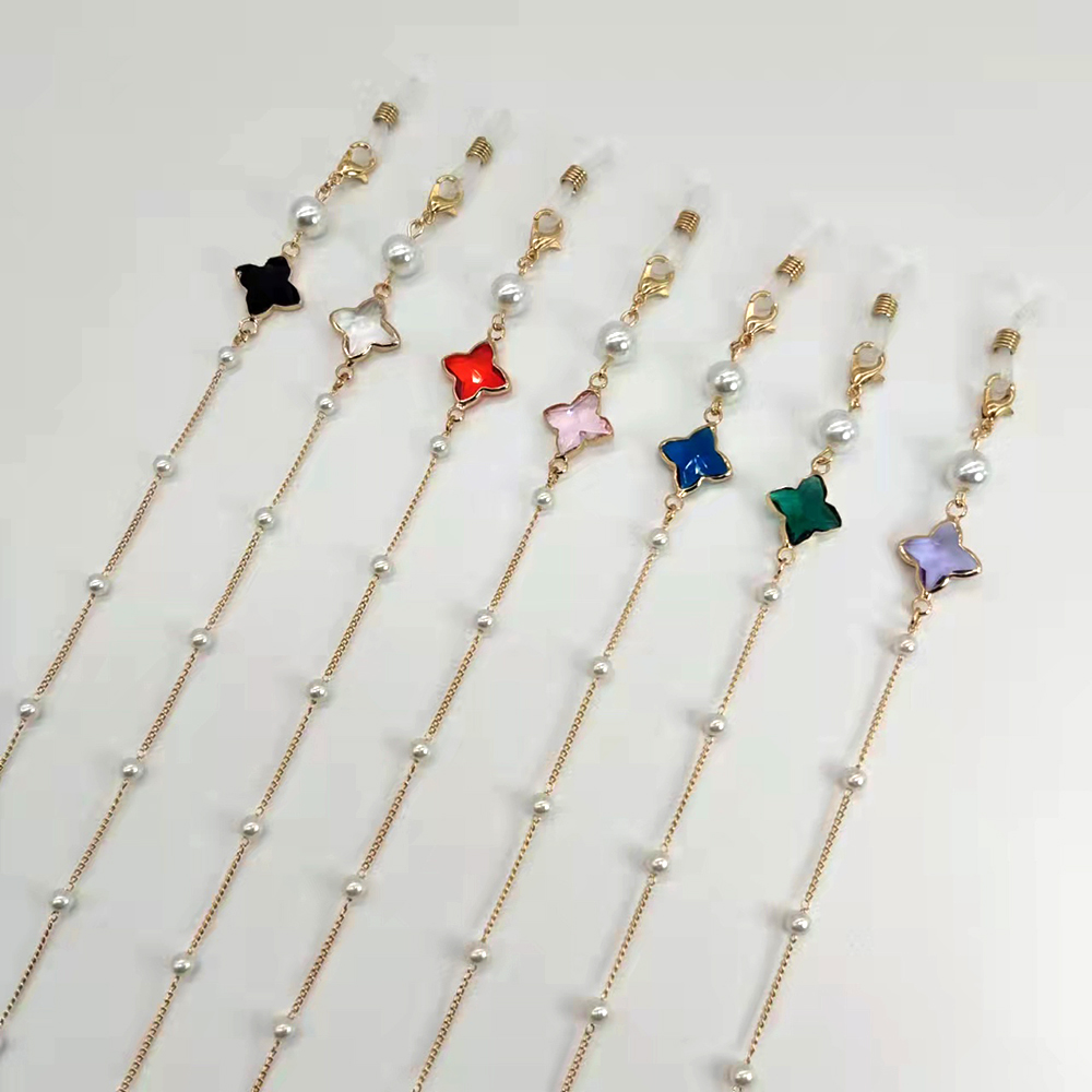 Mask Chain Holder - Damski łańcuszek do okularów plastikowy koralik