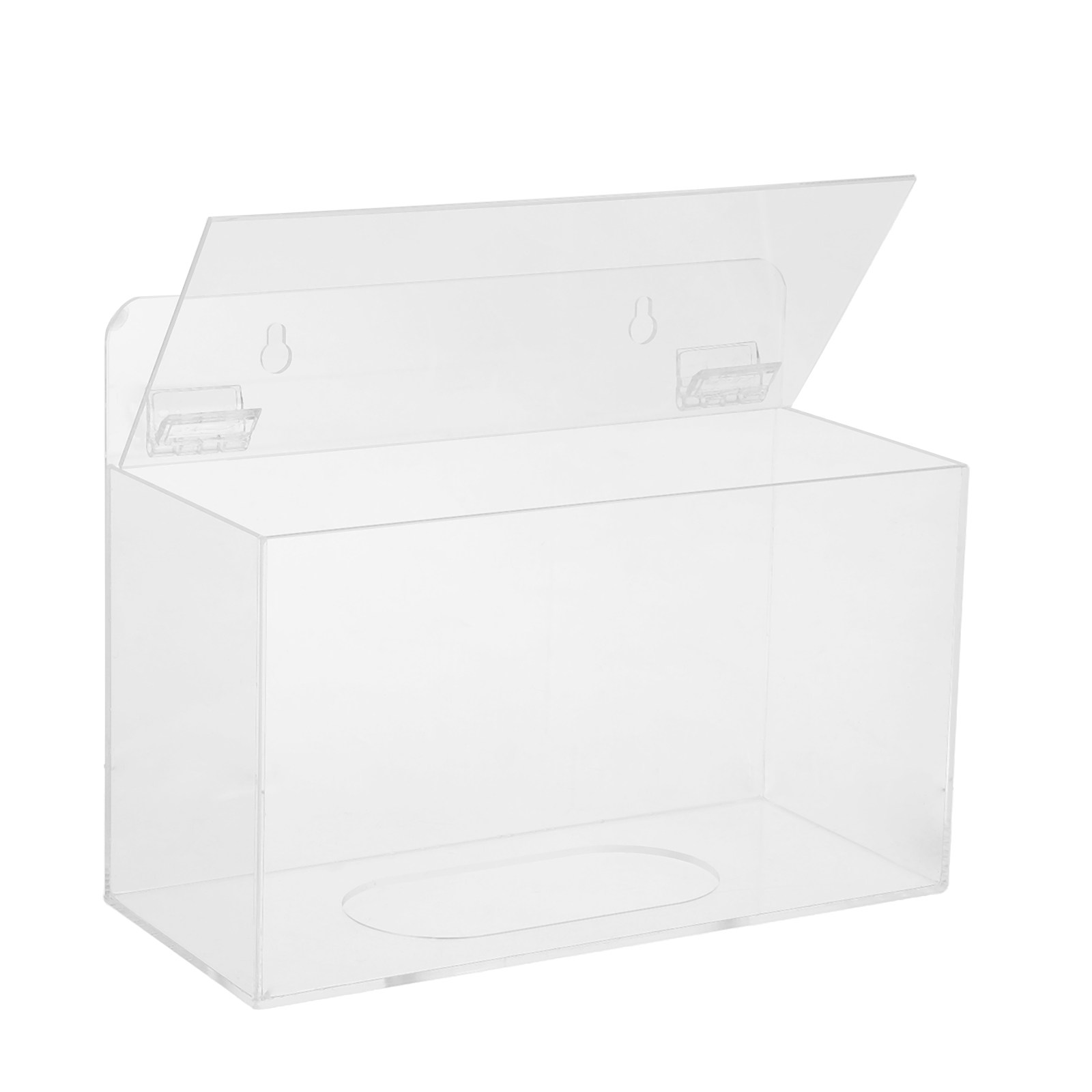 Face Mask Storage Box - Pojemnik na maseczki ochronne, przezroczysta akrylowa