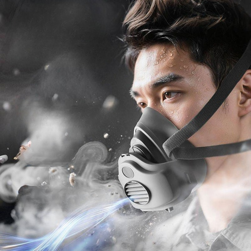 Respirator Half Face - Maska przeciwpyłowa z gumową osłoną i