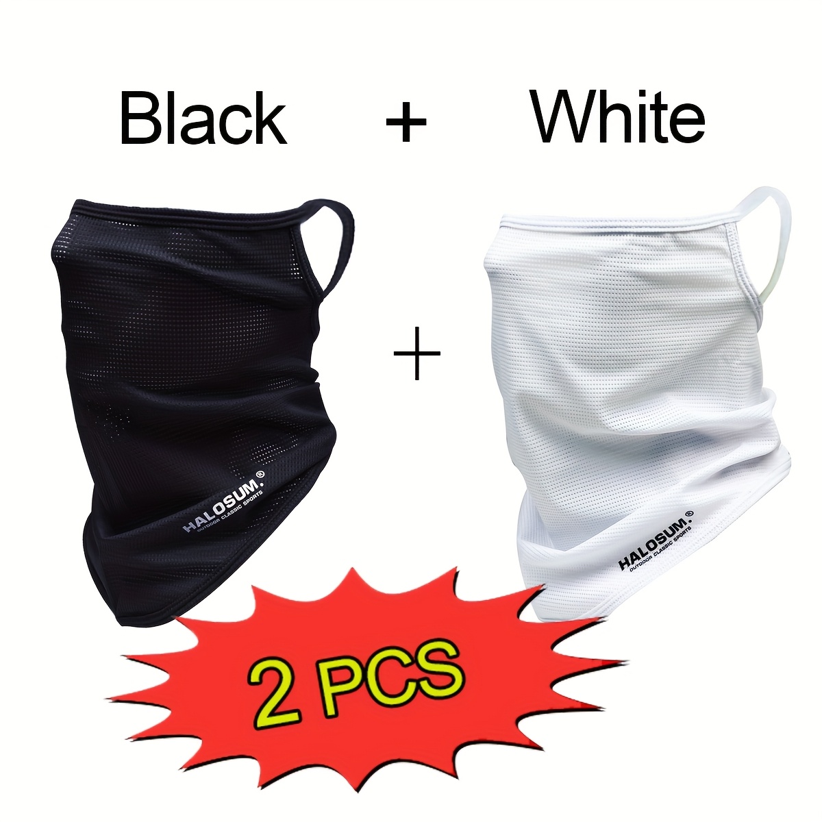 Sports Mask Breathable - 1/2 szt. Maska na twarz z