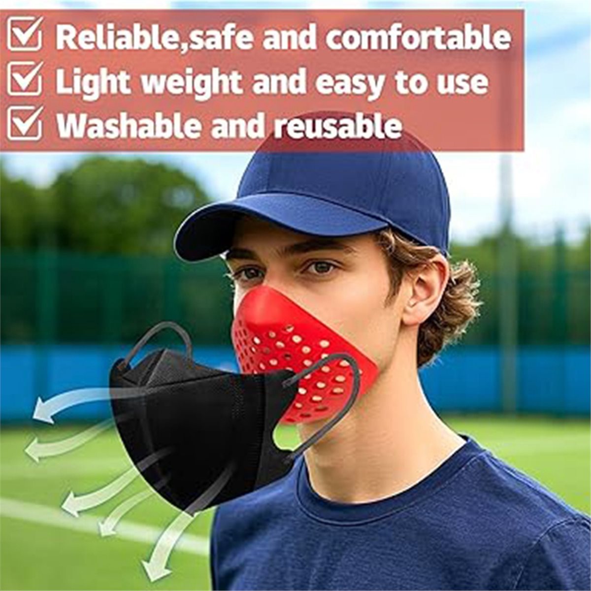 Silicone Mask Bracket - Przydatny zestaw 4 szt. silikonowych wkładek