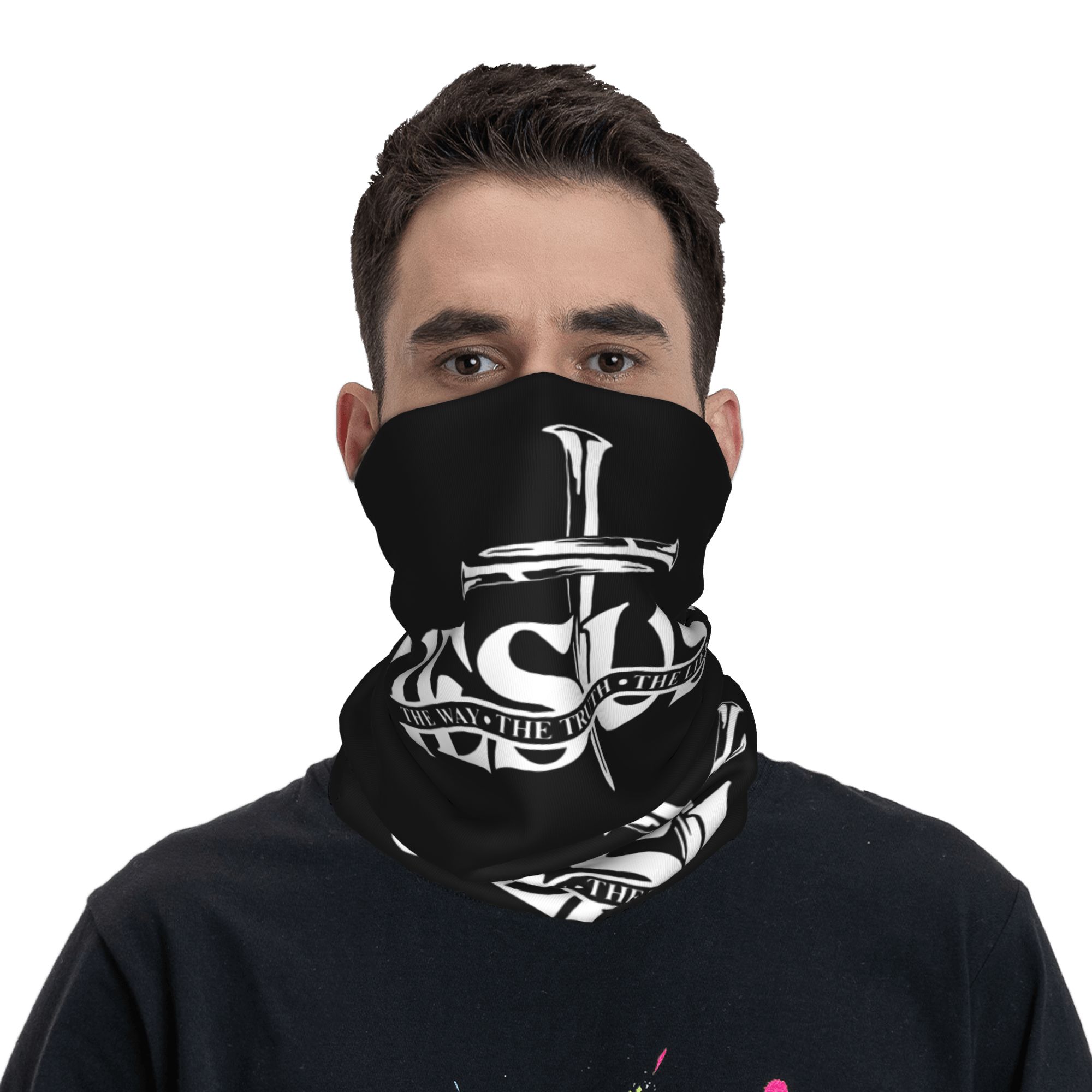 Bandana na szyję z motywem Jez – Neck Gaiter Face Cover recenzja i cena