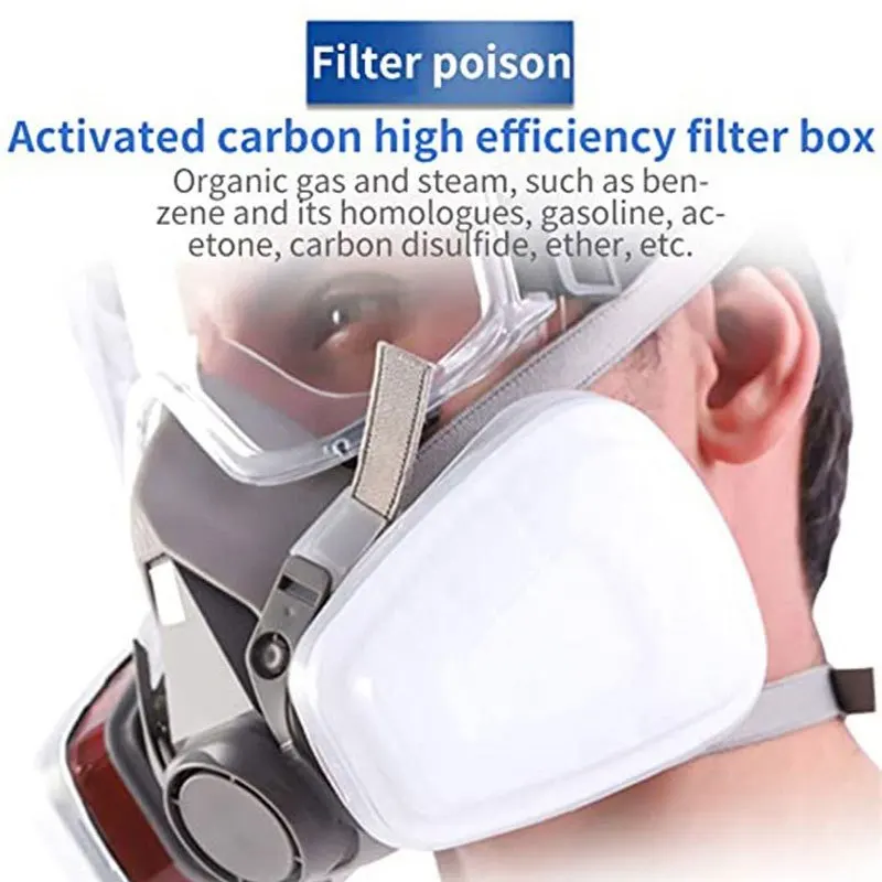 Maska przeciwgazowa 7w1 z filt – Respirator Half Face recenzja i cena