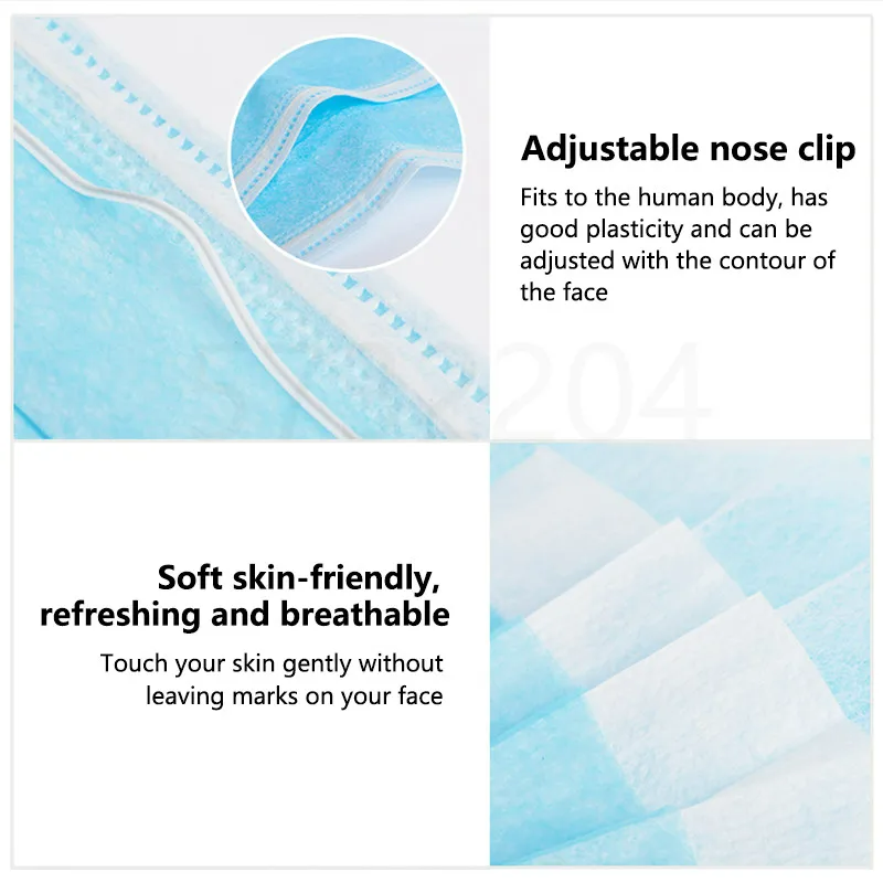 100/200 szt. Maseczki medyczne – Disposable Surgical Mask recenzja i cena