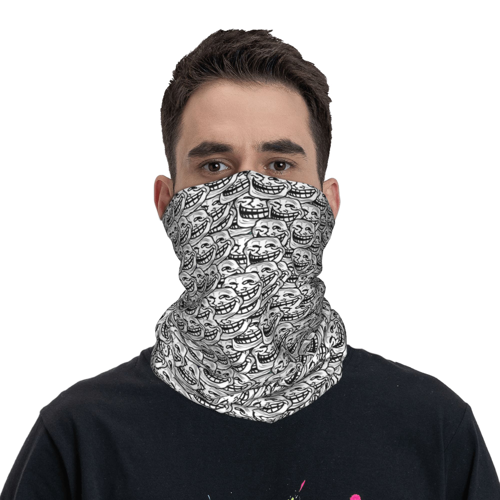 Zabawny Anime Troll Face Quest – Neck Gaiter Face Cover recenzja i cena