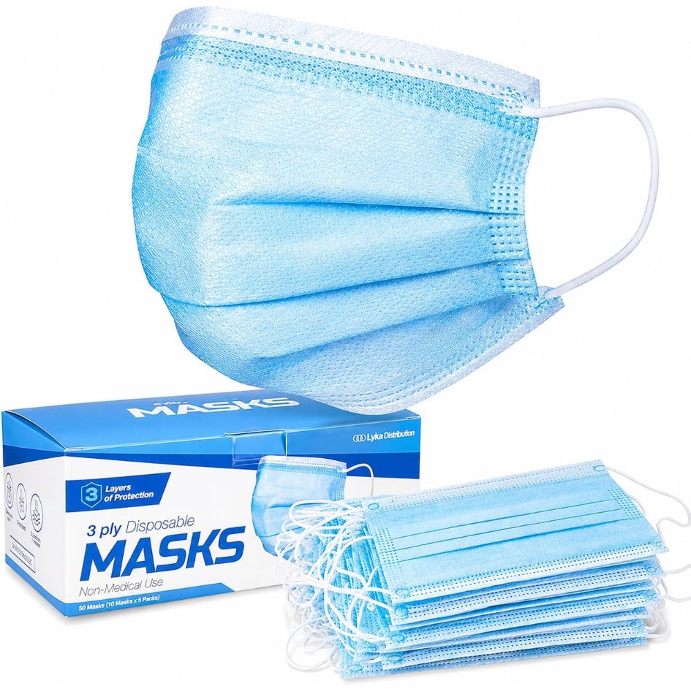 Maseczki na twarz - Wysokiej j – Disposable Mask Blue recenzja i cena