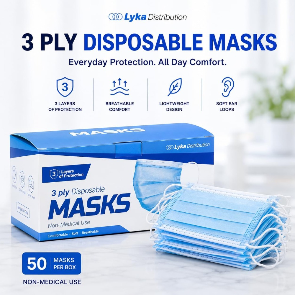 Maseczki na twarz - Wysokiej j – Disposable Mask Blue recenzja i cena