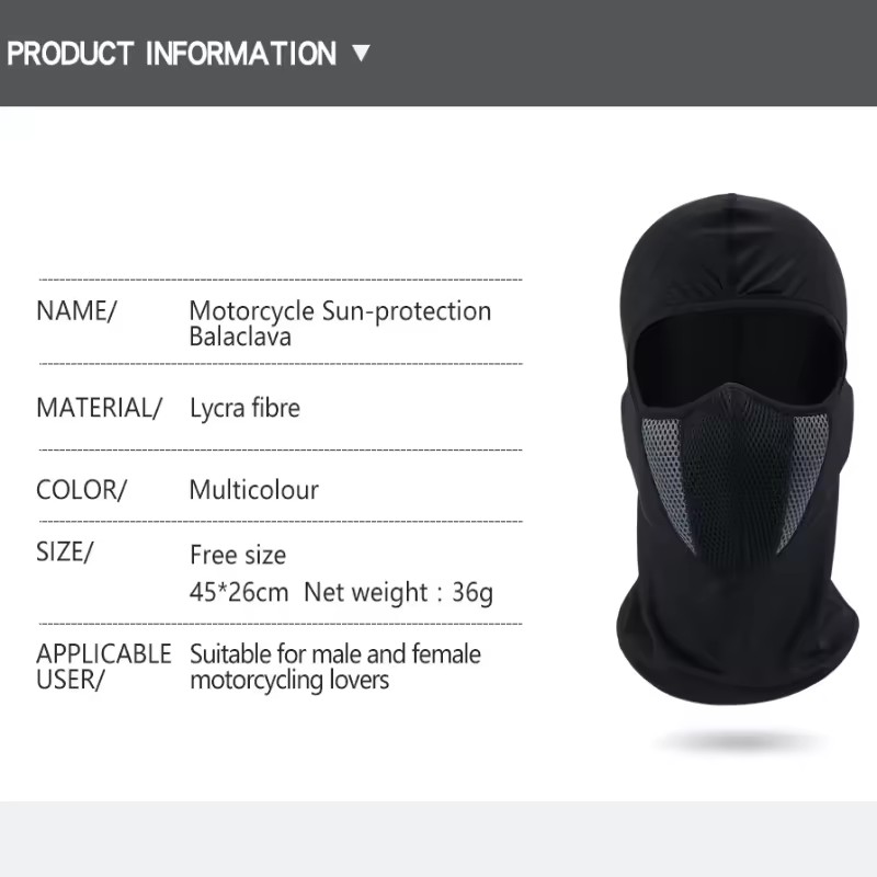 Kompletna maska na twarz rower – Sports Mask Breathable recenzja i cena