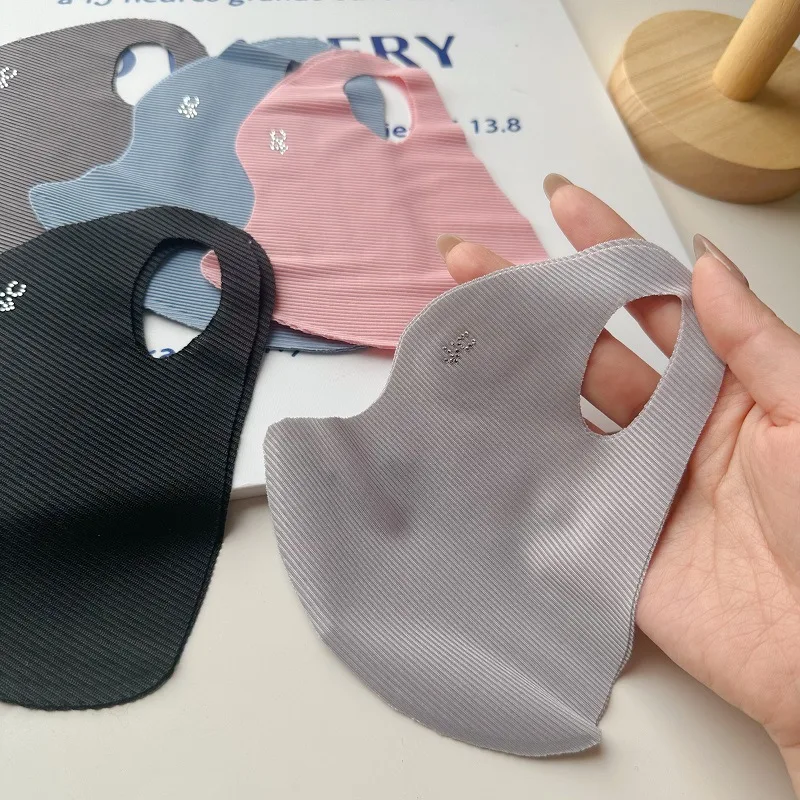 Maska z jedwabiu lodowego z 5  – Cloth Face Mask Washable recenzja i cena