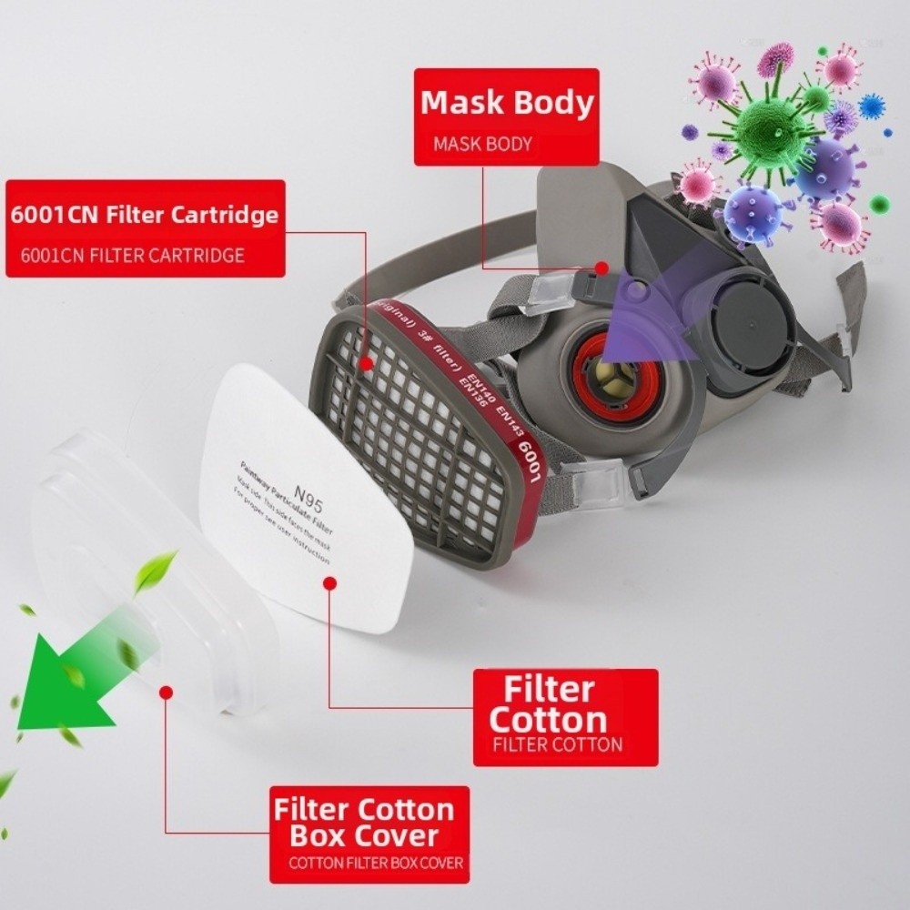Wielokrotnego użytku ‌ Profesj – Respirator Half Face recenzja i cena