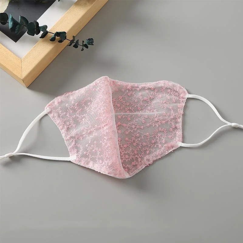 1/2 szt. Czarno-biała koronkow – Cloth Face Mask Washable recenzja i cena