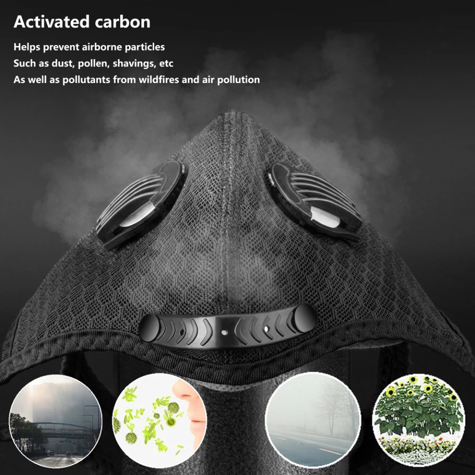 1 SZT. Maska rowerowa z filtre – Anti Pollution Mask recenzja i cena