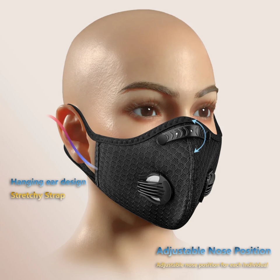 1 SZT. Maska rowerowa z filtre – Anti Pollution Mask recenzja i cena
