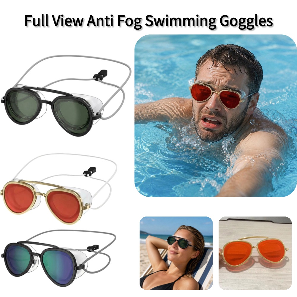 Okulary pływackie Full View, m – Anti Pollution Mask recenzja i cena
