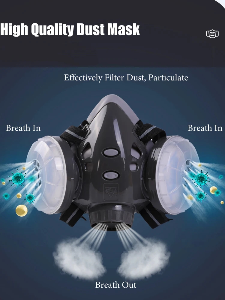 Półmaska przeciwpyłowa Gogle o – Kn95 Respirator Mask recenzja i cena