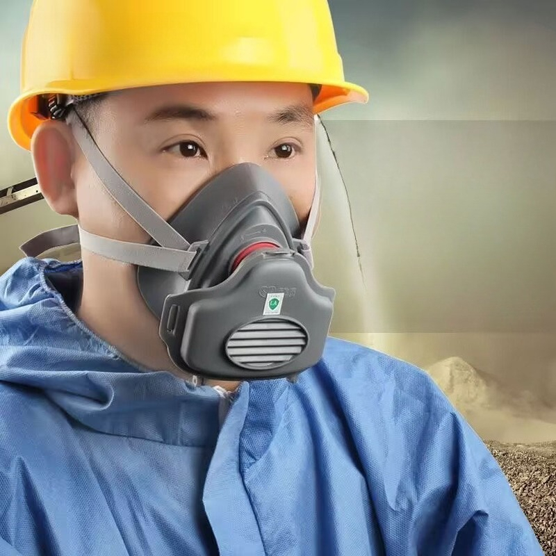 Maska przeciwpyłowa z gumową o – Respirator Half Face recenzja i cena