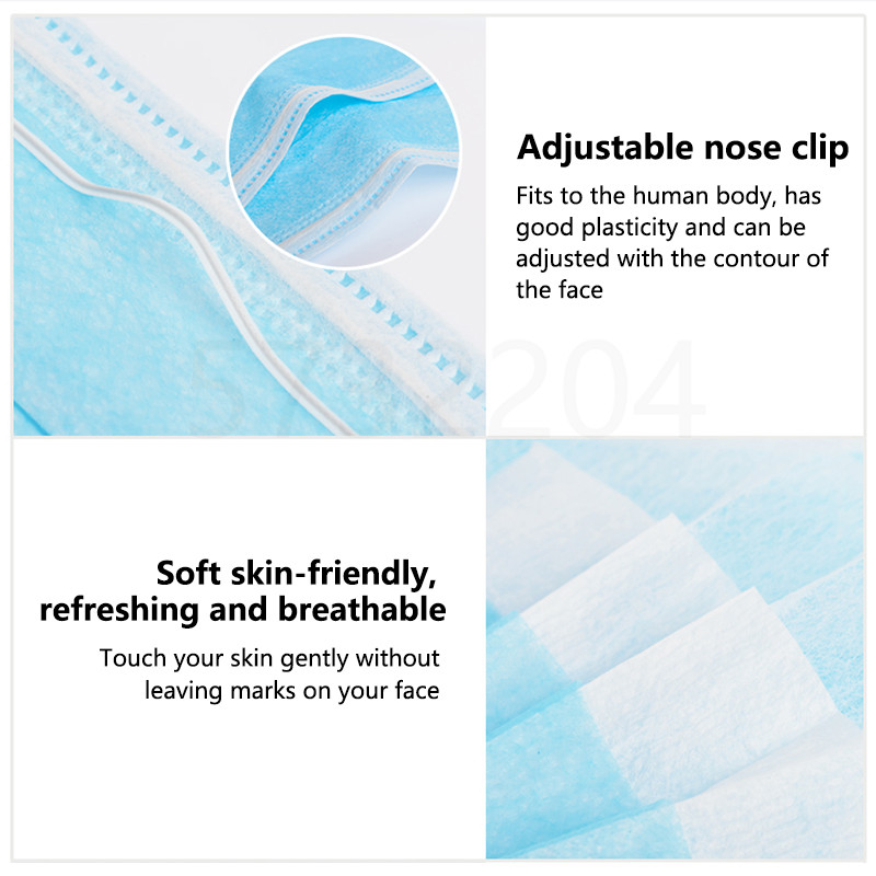 10/50/100/200 szt. Jednorazowa – Disposable Mask Blue recenzja i cena