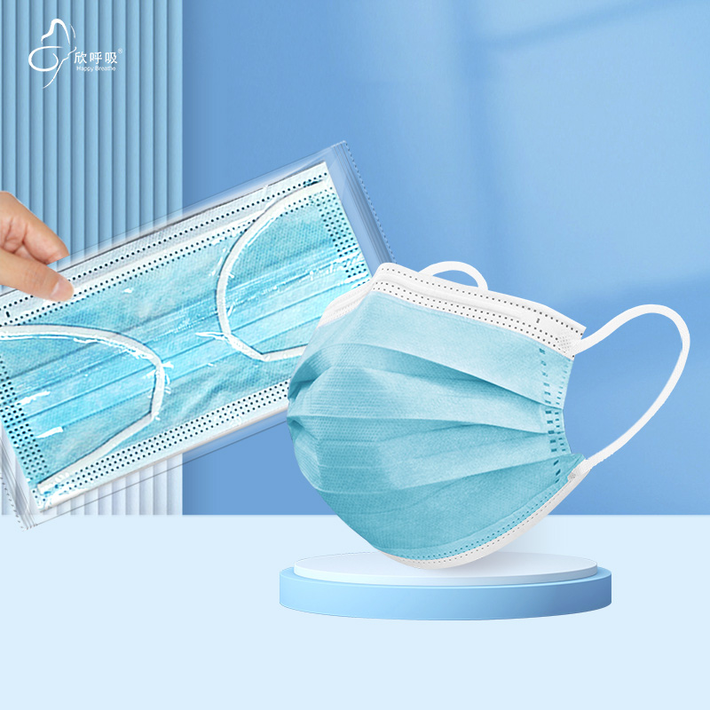 100 SZTUK Niebieskich Dużych M – Disposable Mask Blue recenzja i cena