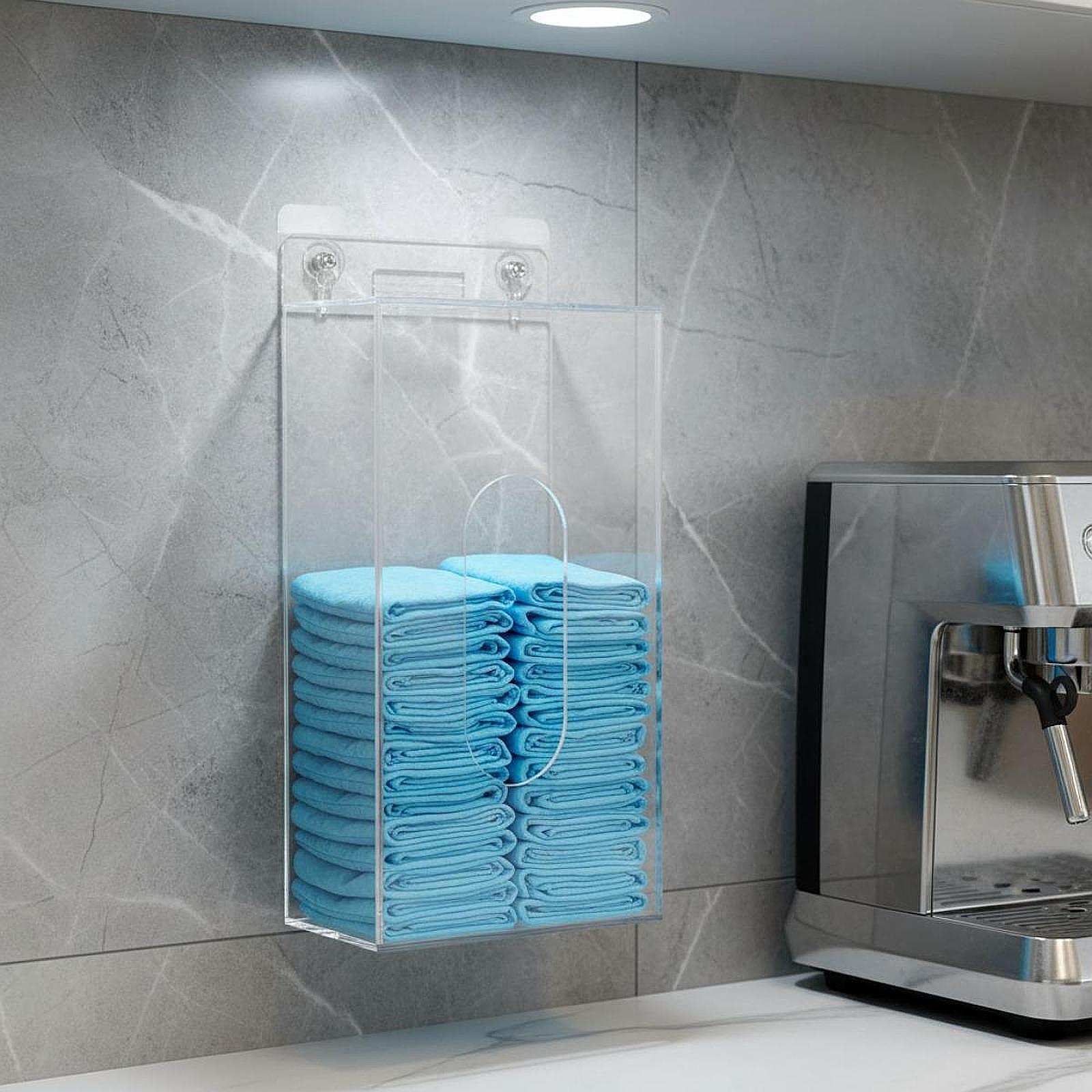 Oszczędzający miejsce akrylowy – Face Mask Storage Box recenzja i cena
