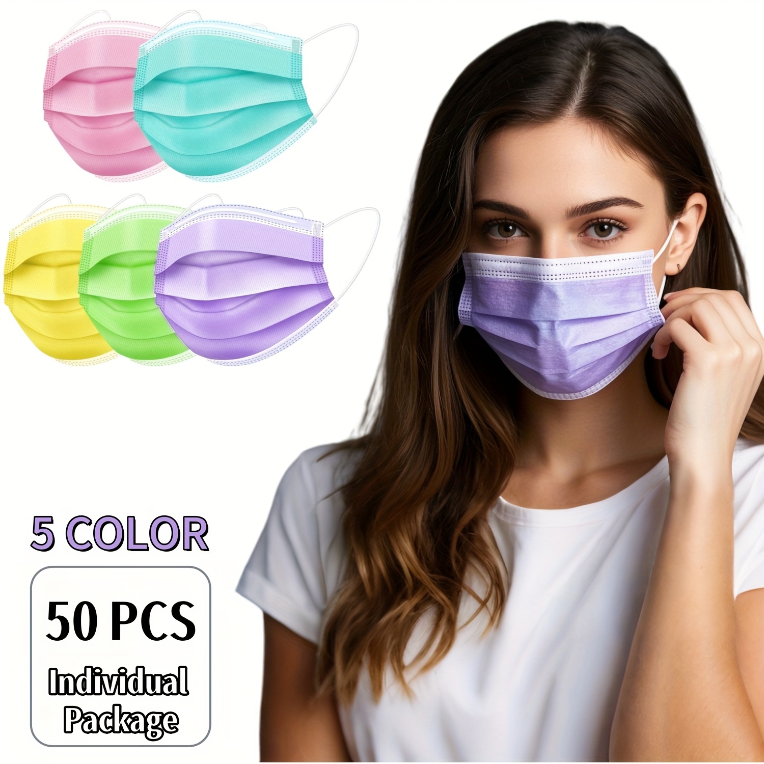 100/50 szt. Trójwarstwowe mase – Kids Face Mask recenzja i cena