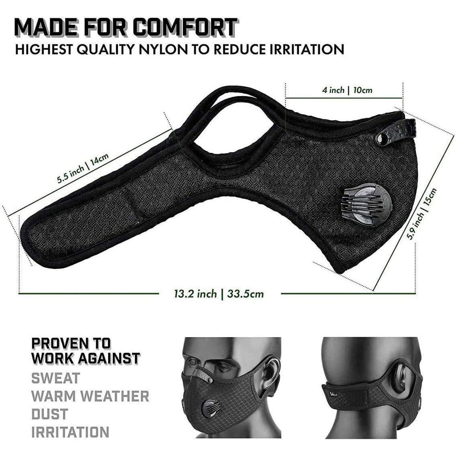 Maska unisex wiatroodporna z w – Anti Pollution Mask recenzja i cena