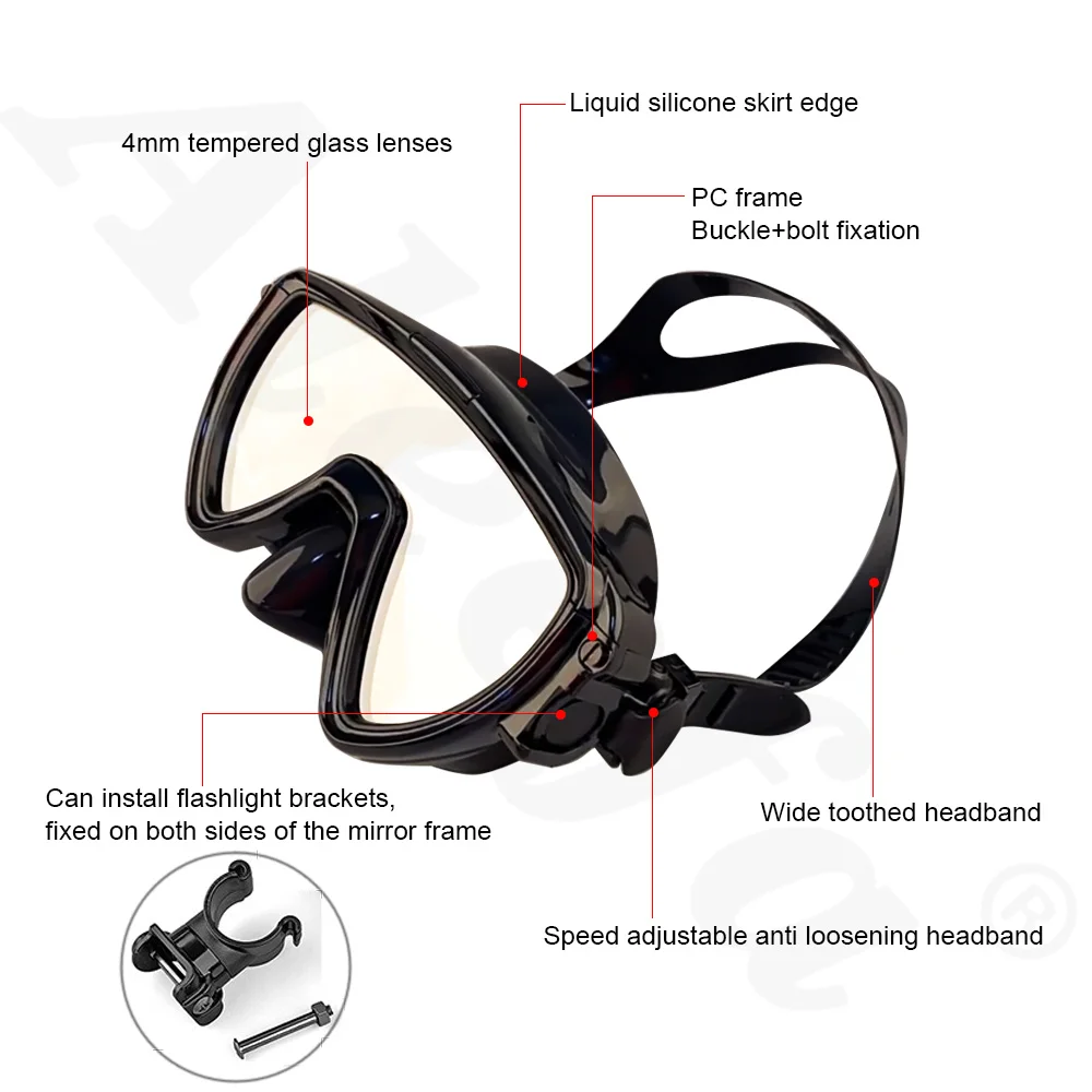 Maska do nurkowania ze wsporni – Silicone Mask Bracket recenzja i cena