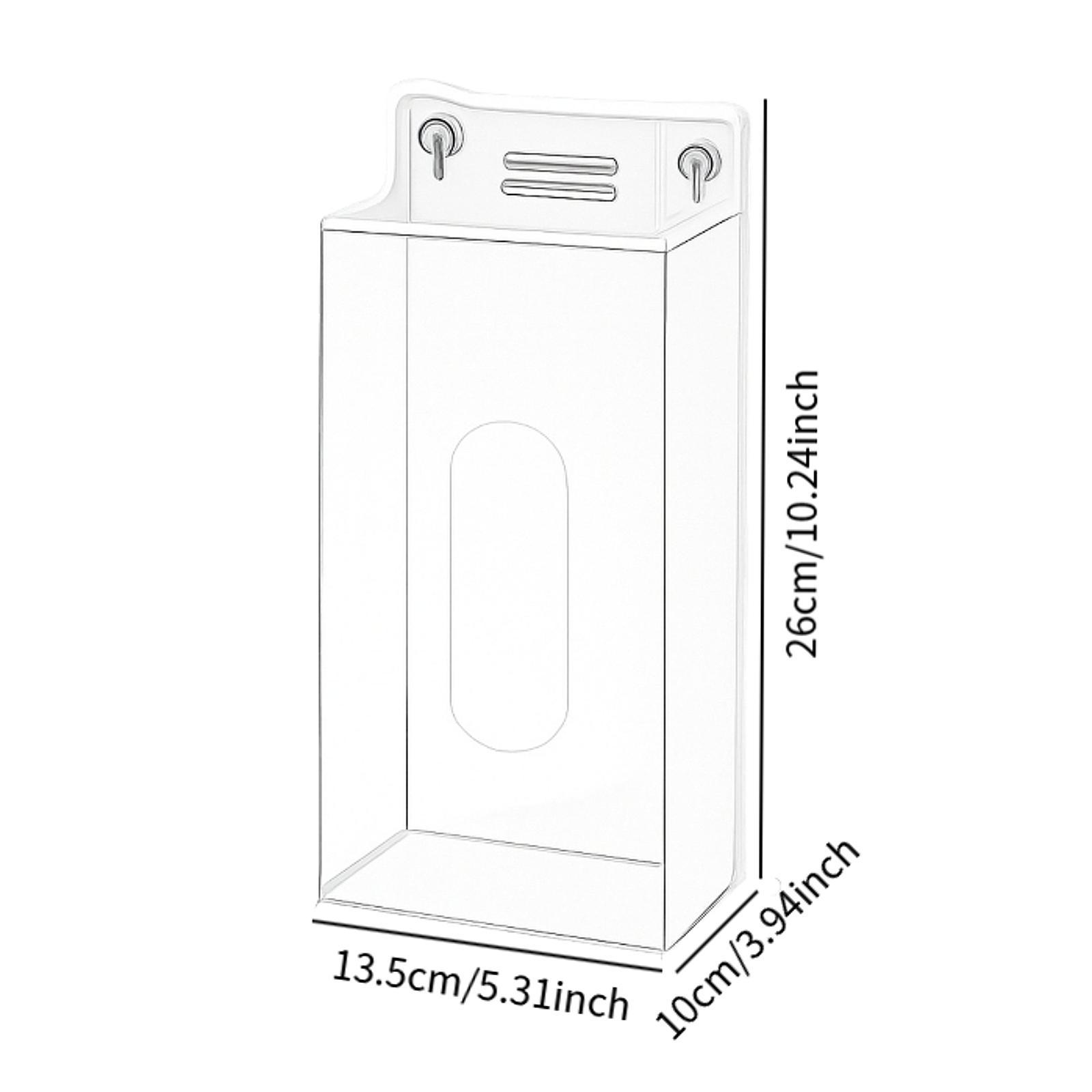 Akrylowy uchwyt na rękawiczki, – Face Mask Storage Box recenzja i cena