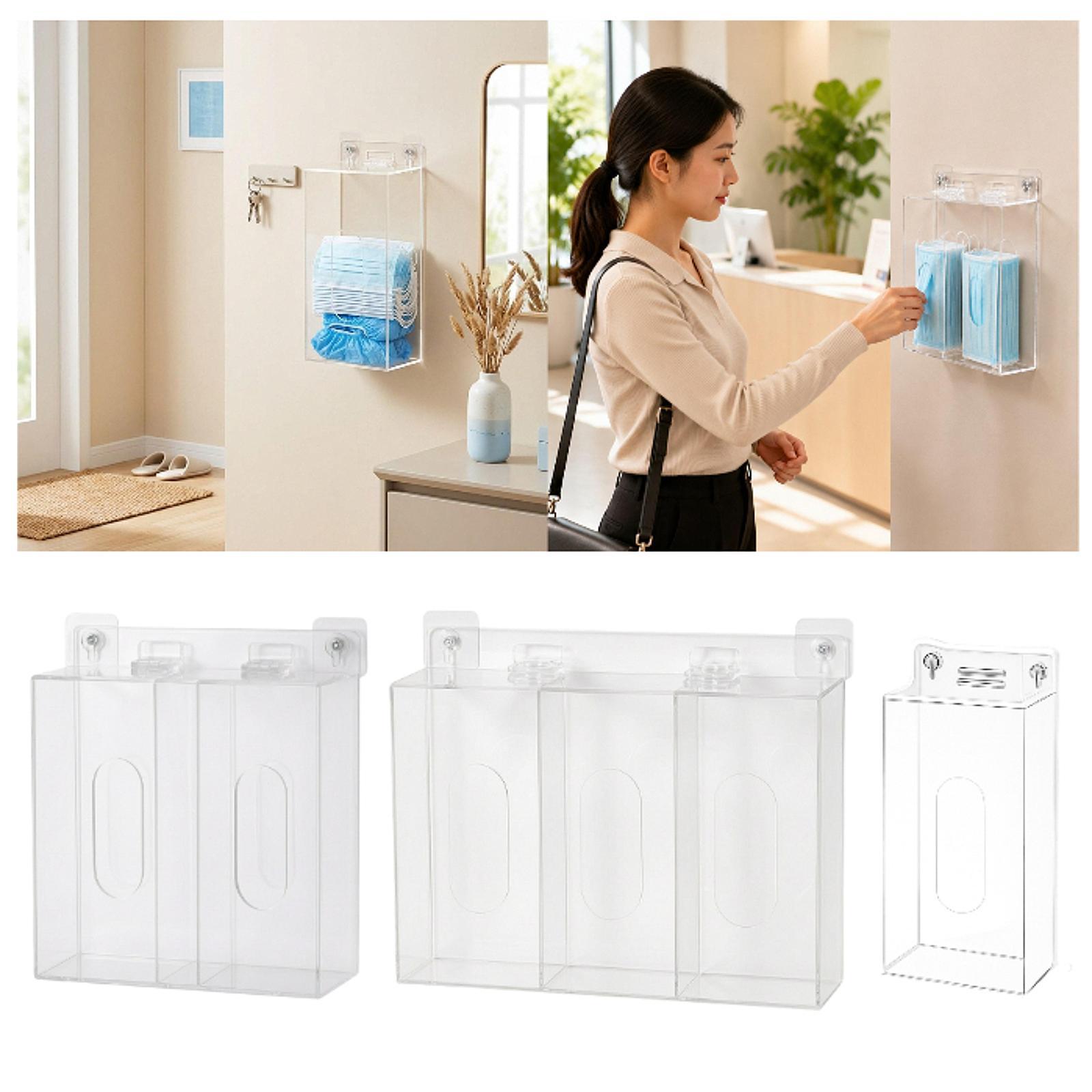 Akrylowy uchwyt na rękawiczki, – Face Mask Storage Box recenzja i cena